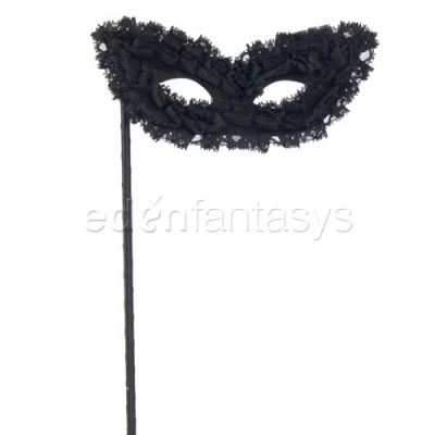 Ruffle masquerade mask