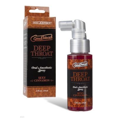 Doc Johnson GoodHead Deep Throat Spray Cinnamon 2 oz