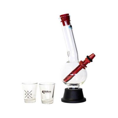 Heavy Weight Zap Pourite With Shot Glass Gift Box