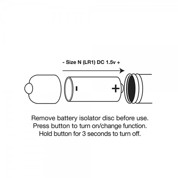 RO 80mm Power Packed Pleasure Bullet Vibrator