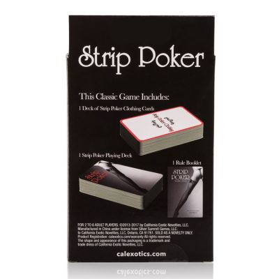 California Exotic Strip Poker Card Game