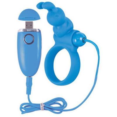 Rechargeable Vibrating Bunny Cockring