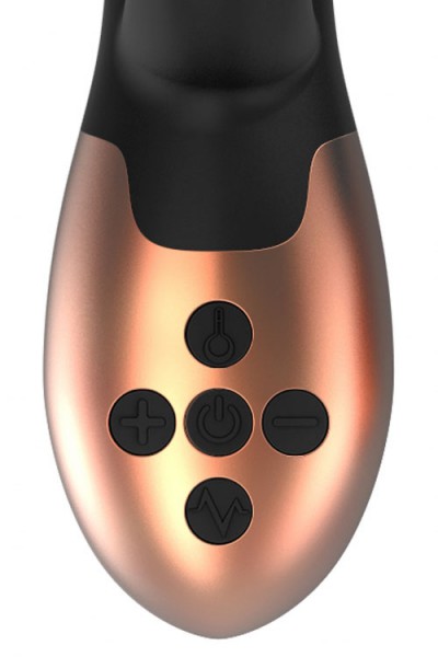 Shots Toys 8" Silicone Rabbit Vibrator with Heating