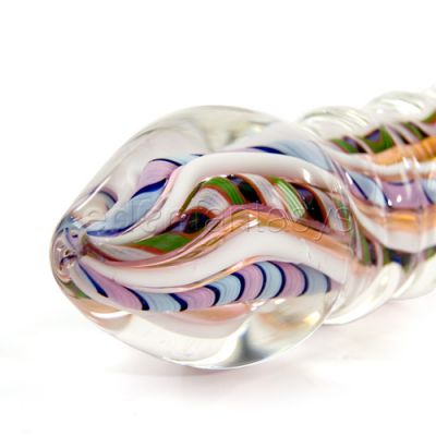 Fully worked inside out ribbed G spot with handle