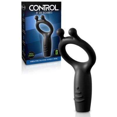 Sir Richards Vibrating Vertical Silicone 4 8 Cock Ring