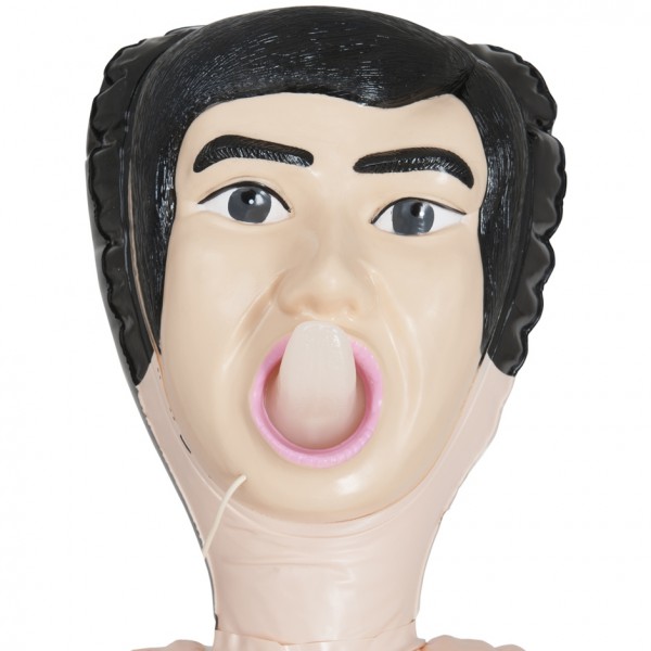 Gladiator Inflatable Male Sex Doll with 7 Inch Realistic Dildo 985g