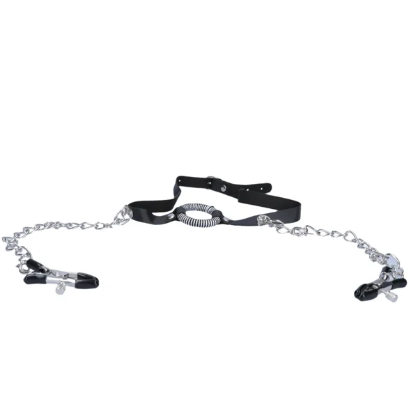 Fetish Fantasy Series O-Ring Gag Nipple Clamps — image 19 of 21