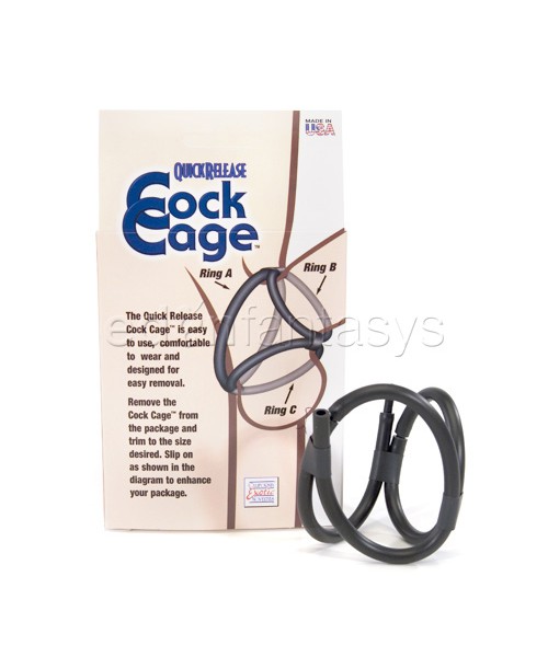 Quick release cock cage