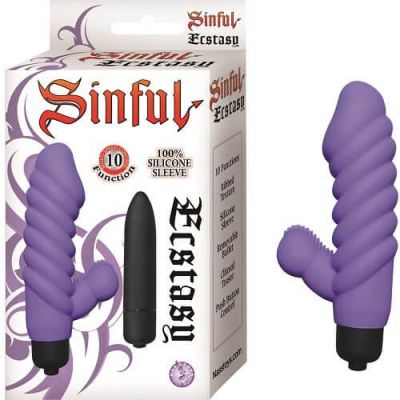 Sinful Ecstasy Silicone Rabbit Bullet Vibrator