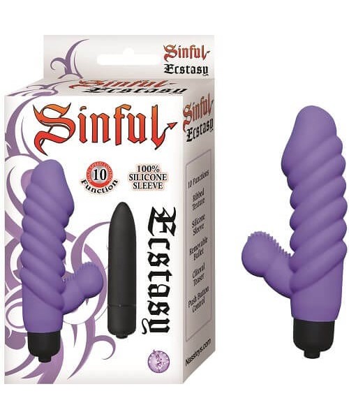 Sinful Ecstasy Silicone Rabbit Bullet Vibrator