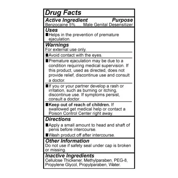 Body Action Prolong Lubricant — image 3 of 3