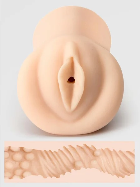 THRUST Pro Mini Lea Super Ribbed and Bumps Pocket Pussy 316g — image 11 of 11
