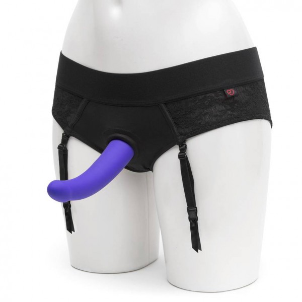 Lovehoney Unisex Crotchless Open-Back Lace Harness Briefs