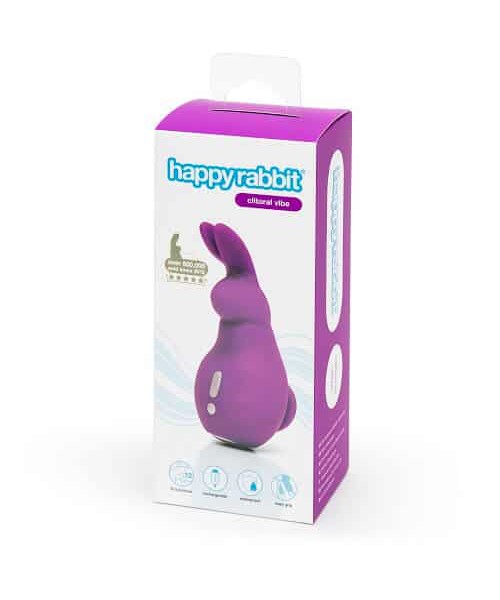Happy Rabbit Mini Ears Rechargeable Rabbit Finger Vibrator Purple
