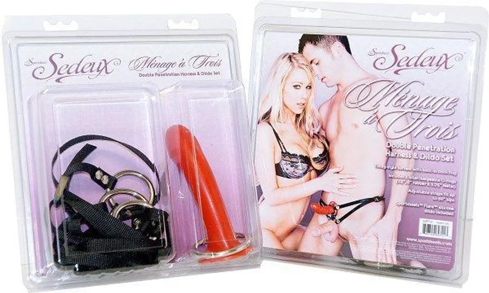 Menage A Trois Double Penetration Harness & Dildo Set — image 16 of 17