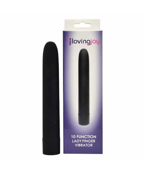 Loving Joy 10 Function Lady Finger Vibrator Black — image 8 of 9