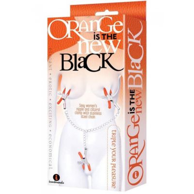 Orange is the New Black Triple Your Pleasure Clamps