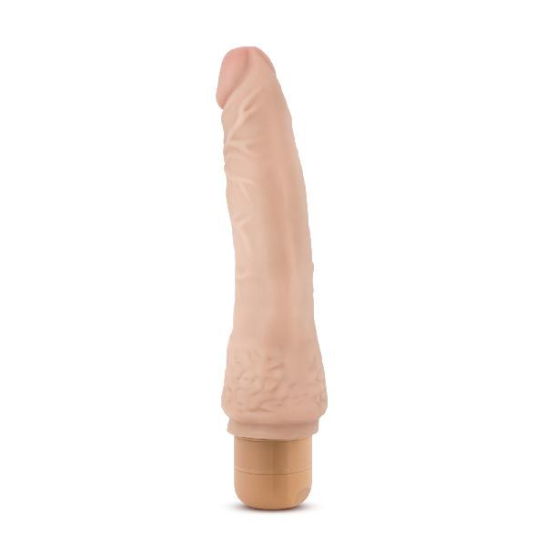 Dr Skin Cock Vibe 7 8.5in Vibrating Cock Beige — image 3 of 14