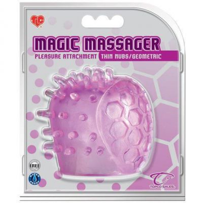 Magic Massager Pleasure Attachment Thin Nubs Geometric