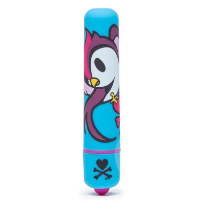 Tokidoki Single Speed Mini Bullet Vibrator Blue Skull Bird