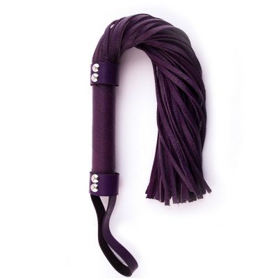 Harmony Purple Leather Flogger