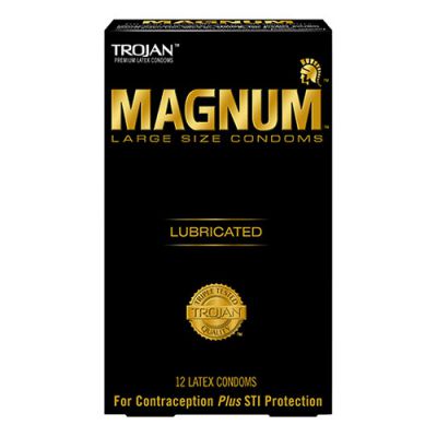 Trojan magnum lubricated