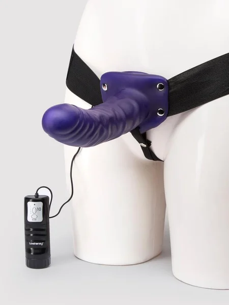 Lovehoney Perfect Partner Unisex Hollow 10 Function Vibrating Strap-On 8 Inch — image 19 of 19