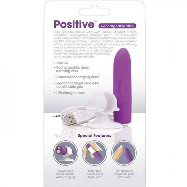 Charged Positive Rechargeable Bullet Vibe