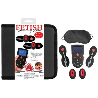 Fetish Fantasy Series Shock Therapy Professional Wireless Electro Massage Kit