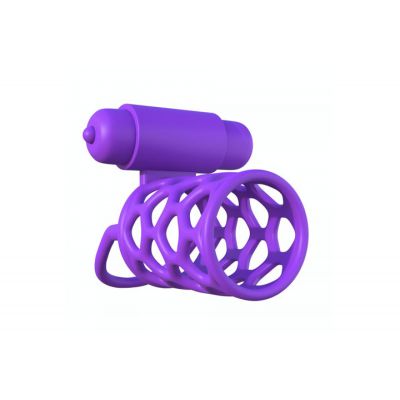 Fantasy C Ringz Thick Dick Silicone Vibrating Cage