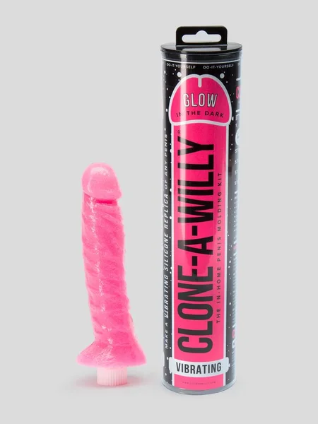 Clone-A-Willy Glow In The Dark Vibrator Moulding Kit Pink — image 13 of 13