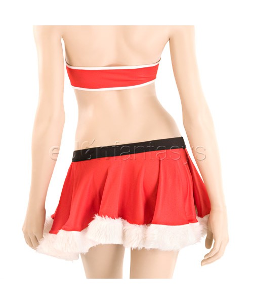 Santa top and skirt costume