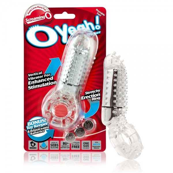 Screaming O OYeah Vertical Vibrating Cock Ring