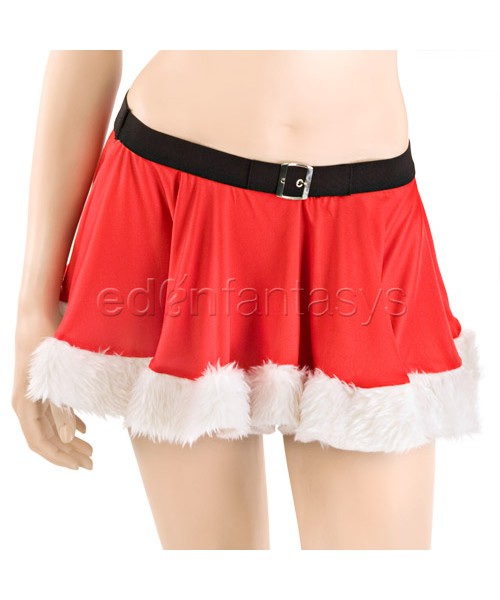 Santa top and skirt costume