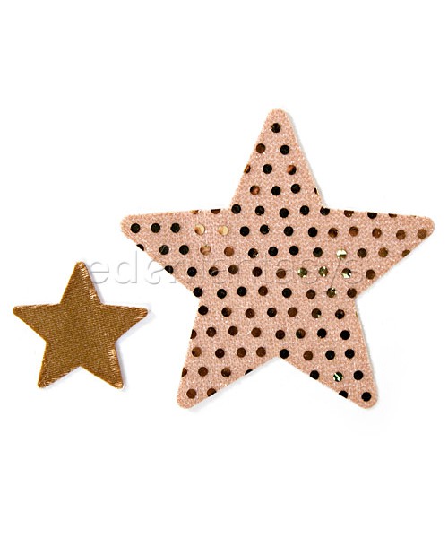 Superstar gold pasties