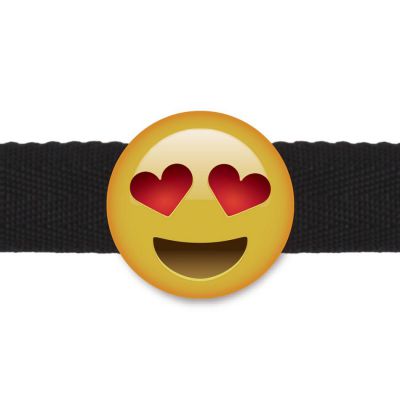 Emogag Heart Eye Emoji Ball Gag