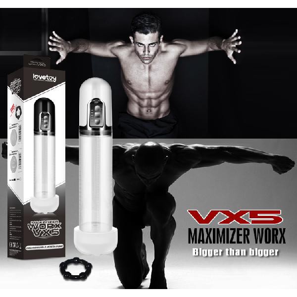 Maximizer Worx VX5 Rechargeable Pump White