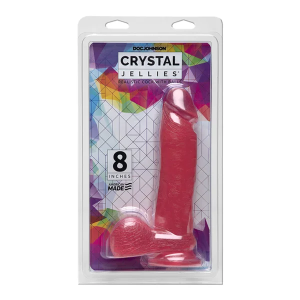 Crystal Jellies Realistic Ballsy Cock - Suction Cup Dildo! — image 22 of 23