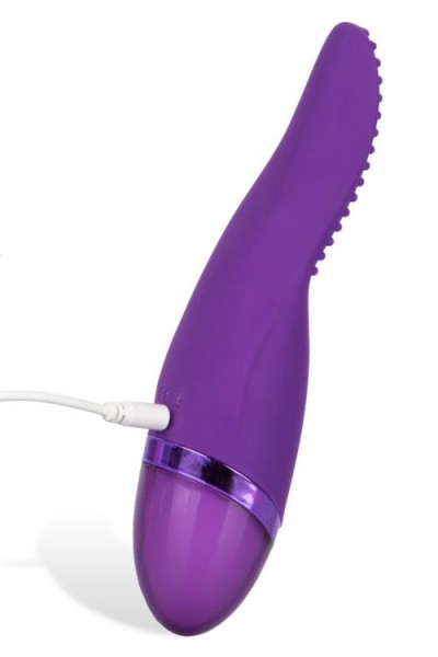 California Exotic Tickler 6.25" Textured Silicone Clitoral Vibrator