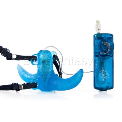 Horney lover strap on