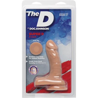 The D Super D 6 with Balls and Suction Cup Vanilla