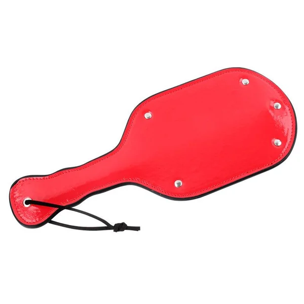 Dual Sided Leather Studded Spanking Paddle — image 10 of 13