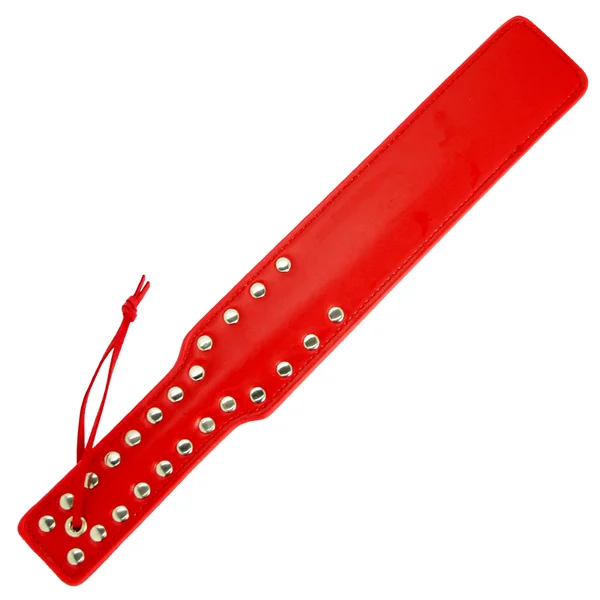 Leather Studded Spanking Bondage Paddle — image 12 of 16