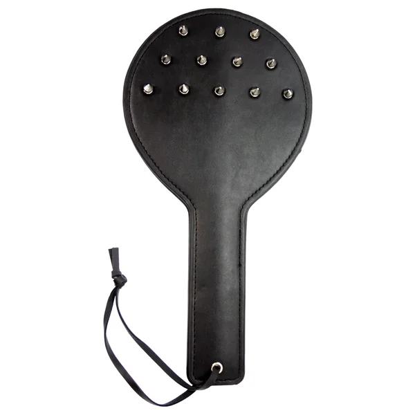 Leather Spiked Spanking Paddle For Kinky Couples — image 10 of 13
