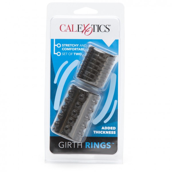 Stretchy Textured Extra Girth Penis Sleeves (2 Pack)