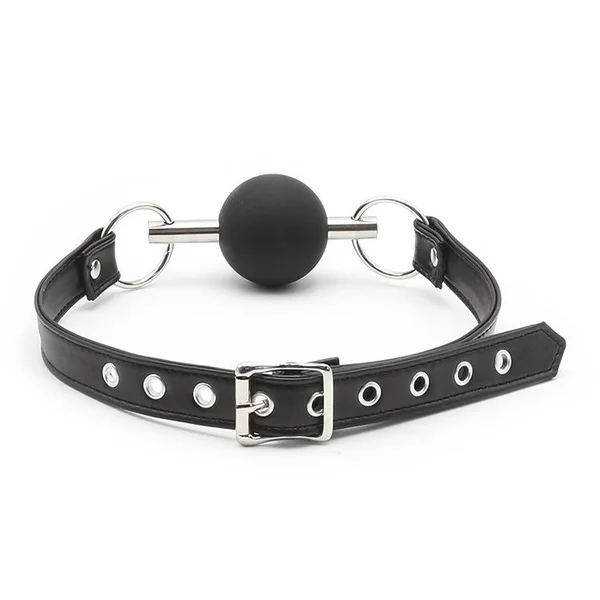 Silicone Ball Gag With Leather Straps — image 21 of 25