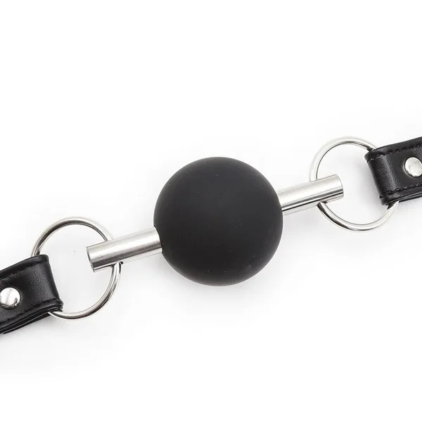 Silicone Ball Gag With Leather Straps — image 23 of 25