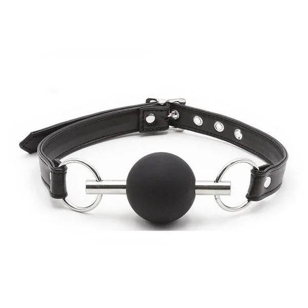 Silicone Ball Gag With Leather Straps — image 19 of 25