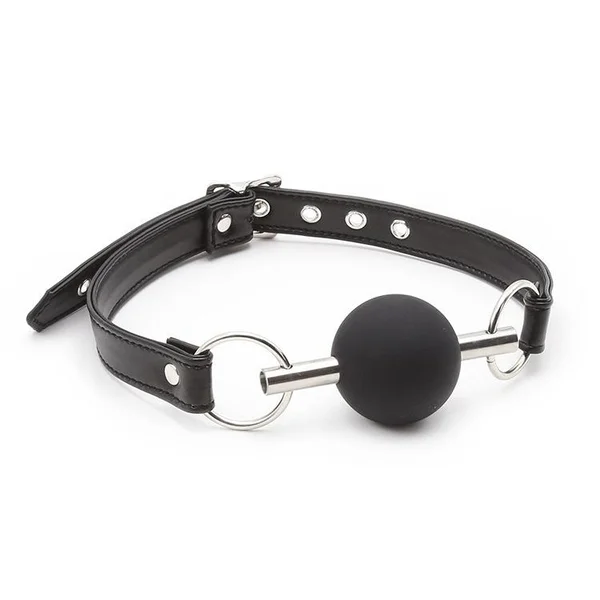 Silicone Ball Gag With Leather Straps — image 20 of 25