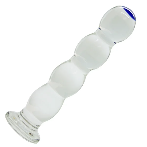 Beaded Glass Dildo - Great For G-Spot Or P-Spot Stimulation! — image 10 of 12